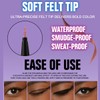 ONarisae liquid eyeliner waterproof metallic satin finish ink eyeliner pen