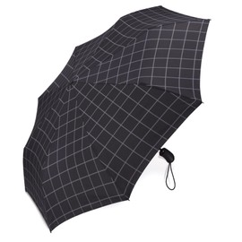ESPRIT Gents Easymatic Pocket Umbrella 31 cm, Check Black, Chic
