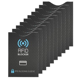 Lrocotanc RFID NFC Blocker Card Protective Case - RFID Blocker Card Case - EC Card Protective Case RFID Blocker - Suitable for Credit Cards, ID Cards and Bank Cards - Protection Against Data Theft,