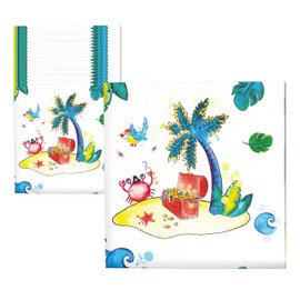 P'tit Clown re22514 – Pack of 20 Pirate Birthday Napkins