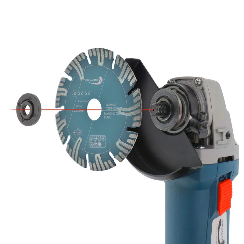 PRODIAMANT Professional Diamond Cutting Disc Granite Super Speed Cut 125