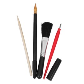 TEHAUX Scratch Painting Kit Painting Pens Scratch Paper Portable Detailing Drawing Supplies