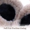 XIAOHAWANG Foldable Ear Muffs Women Winter Fluffy Earmuffs Warm Girls