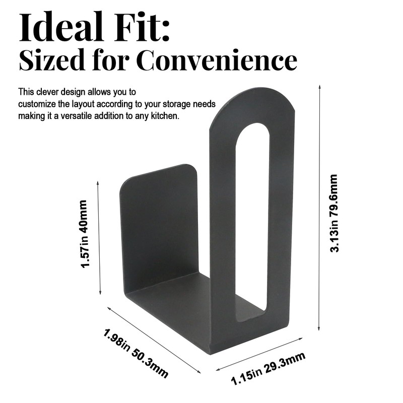 Under Cabinet Cutting Board Holder Stand Rack, No Drill Adhesive