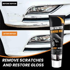 2PCS Scratch Remover for Vehicles, 2025 Upgrade Car Scratch Remover Kit with Wipe Sponge Car Paint Scratch Repair Polishing Wax for Deep Scratches