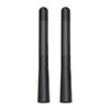 4.7" Short Motorcycle Antenna 2-Pack, Carbon-Fiber Style Stubby Radio Antenna,