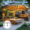 PercyEffie 60 Pack Ceiling Hooks for Hanging Plants/Outdoor String Lights,