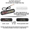 ASPL 8pcs Sync Feature Ultra Slim 12-LED Surface Mount Flashing