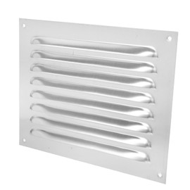 Operitacx Square Stainless Steel Air Return Vent Cover Louvered Grille for and Lightweight Design for Optimal Airflow Easy Installation and Maintenance Thickness Material