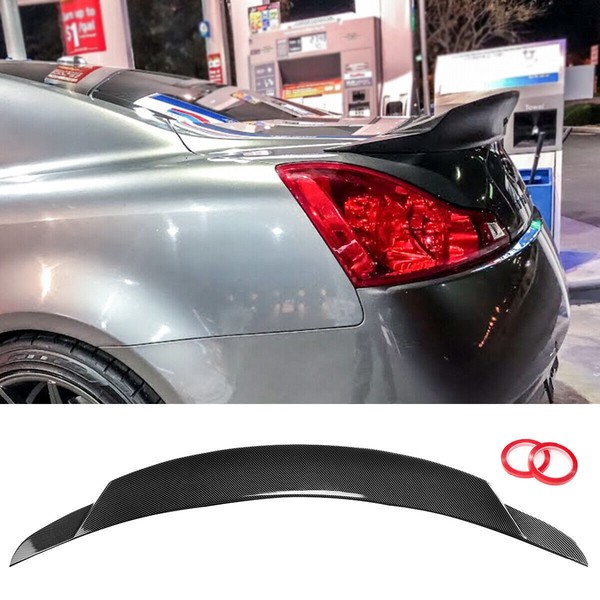 WheelX For 09-13 Infiniti G37 Coupe Carbon Fiber Highkick Duckbill