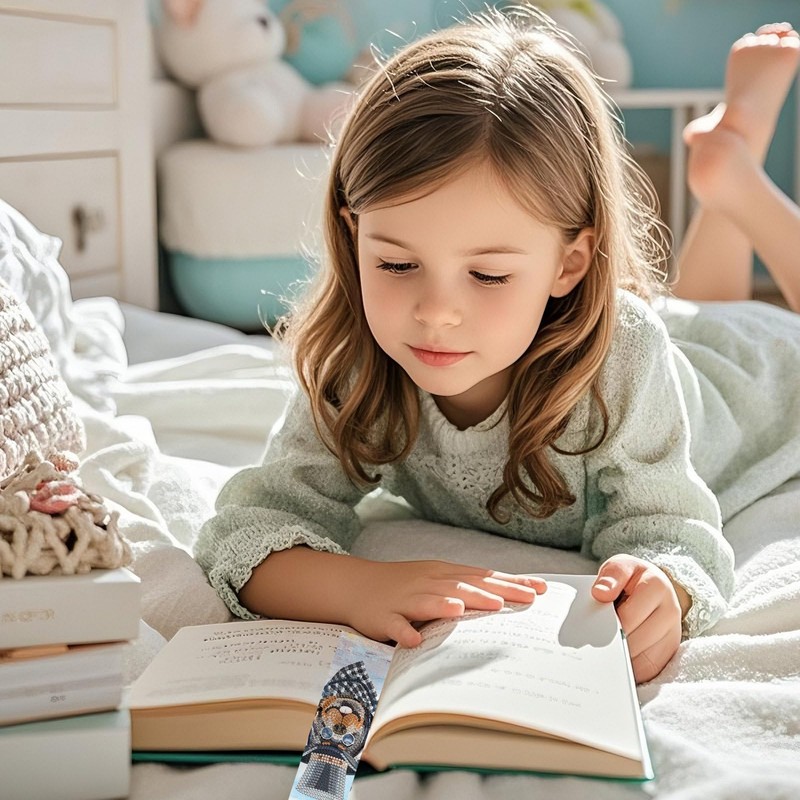 2pcs Diamond Art Bookmarks Kit DIY Dog Diamond Painting Bookmark