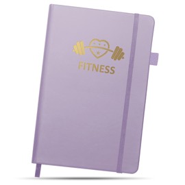 BIROYAL Fitness Journal, Workout Notebook & Log Book for Women, Fitness Planner, Training Diary, Fitness Diary for Training, Bodybuilding, Crossfit, Sports in Gym & Home Training, Purple Love