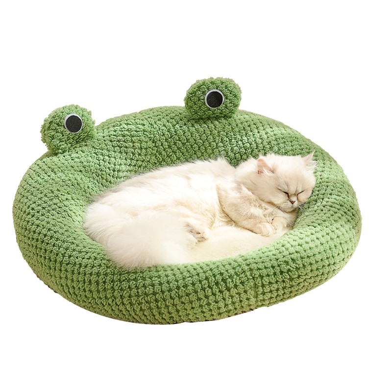 Pet Cave Bed Cute Cartoon Pet Bed Soft Breathable Plush
