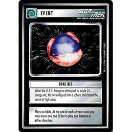 Decipher Star Trek CCG 1E Q Continuum Drag NET 23R