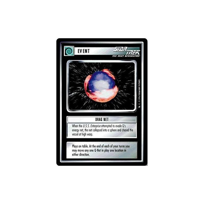 Decipher Star Trek CCG 1E Q Continuum Drag NET 23R