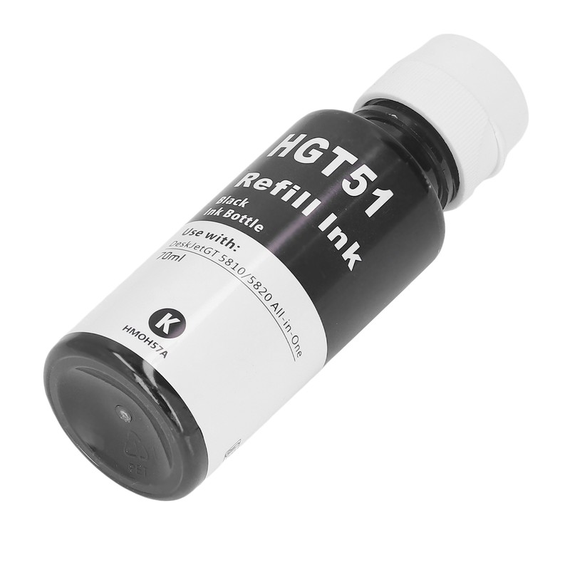 70ML Capacity Refill Ink Bottled Printing Ink Replacement for HP