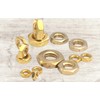 M6 Solid Brass Half Nuts DIN 439 (Pack of 10)