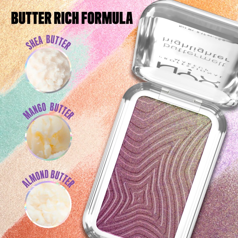 NYX Professional Makeup Buttermelt Powder Highlighter: Butta in Black