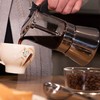 London Sip Glass and Stainless Steel Stovetop Espresso Maker Moka