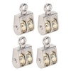 Double Swivel Climbing Pulley Pulley Wheel Double Pulley Rope Pulley