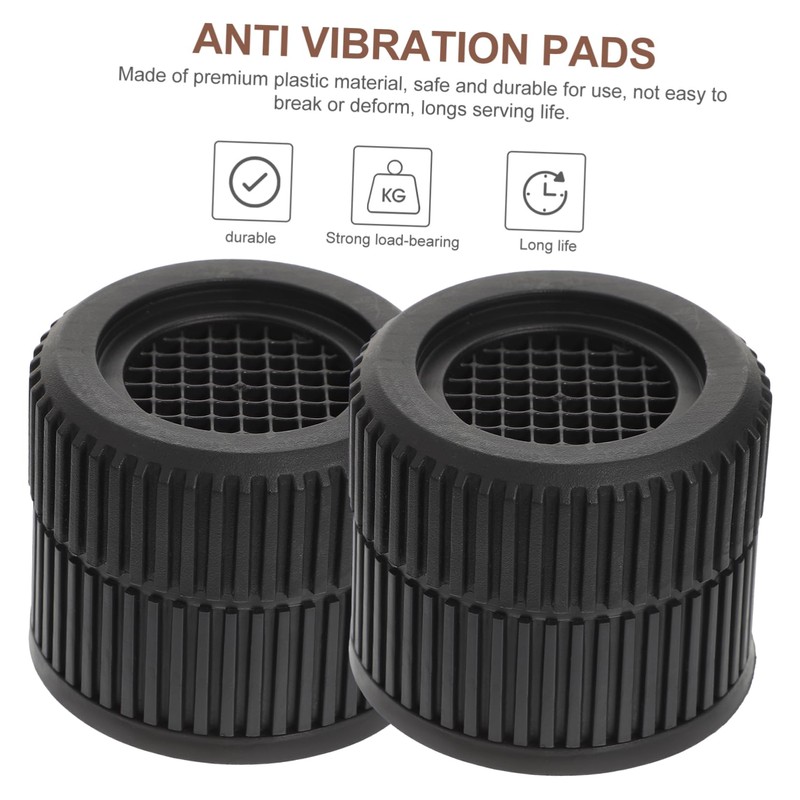 Operitacx 4pcs Washing Machine Legs Pads Vibration Mat Non-slip Floor