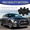 4PCS Black Flexible Steering Coupler, 563152K000FFF 56315-2K000 56315-2K000FFF Compatible with