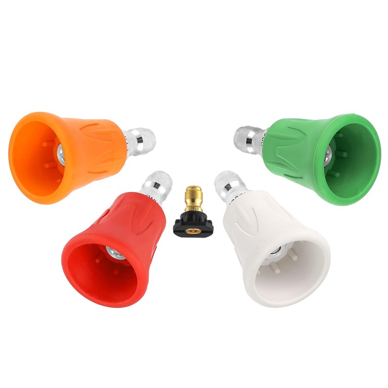 FIXFANS Pressure Washer Nozzle Guard, Stainless Steel High Power Washer