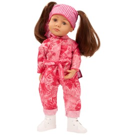 Gotz Little Kidz Grete - 14" Multi-Jointed Standing Doll with Long Brown Hair to Wash & Style