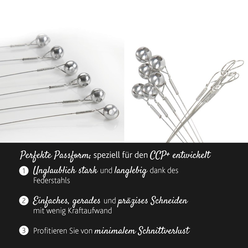 BOSKA Cheese Commander Pro Schneidedrähte – 6er Set Ersatzdrähte für