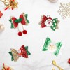 4 PCS Christmas Hair Clips for Kids,Glitter Sequins Hair Bow