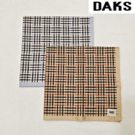 Daks 대구백화점 닥스남녀공용 1매 선염 손수건(DEO2107) Daegu Department Store Daks Unisex 1 Piece Woven Handkerchief (DEO2107)