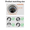 Kitchen Sink Drain Strainer，3in1 Stainless Steel Pop-Up Sink Strainer Stopper（2Pcs）