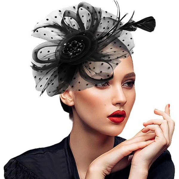 Fascinators Hats 20s 50s Pillbox Hat Cocktail Tea Party for