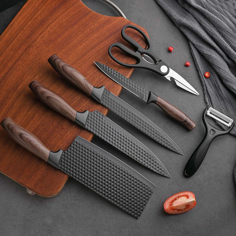 High Quality Professional Kitchen Knives Set Stainless Steel Kitchen Cooking
