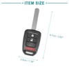 ACROPIX 3 Buttons Keyless Entry Remote Fit for Honda CR-V