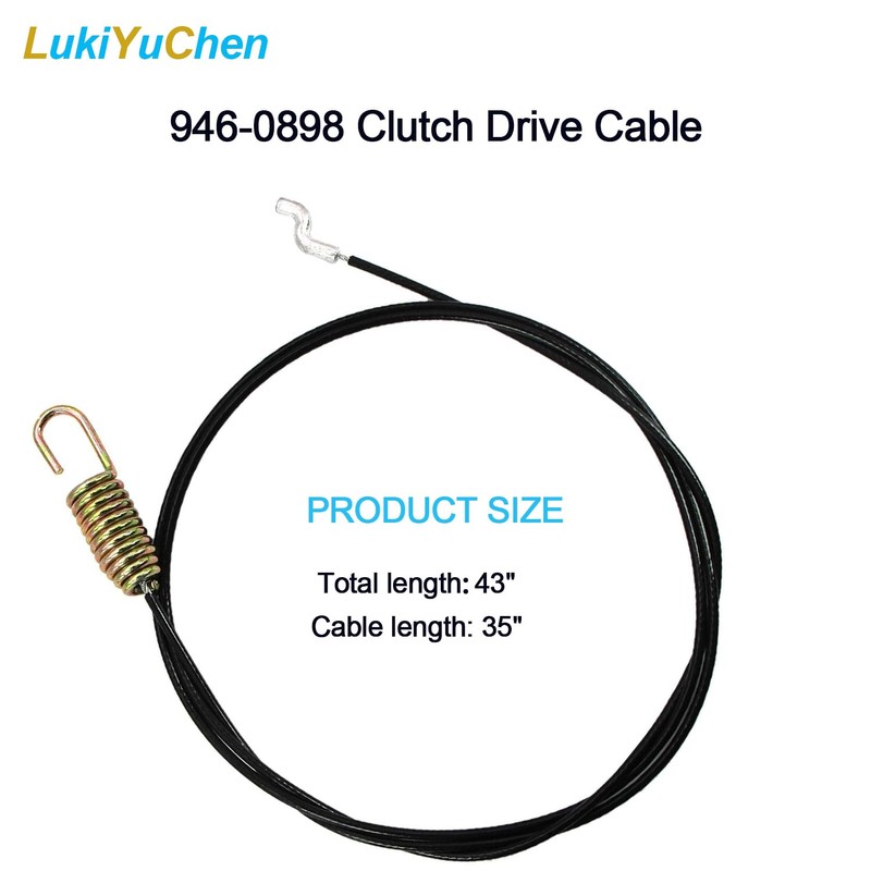LukiYuChen 746-0898 946-0898 Clutch Drive Cable fits M-T-D Crafts-Man Snowblower