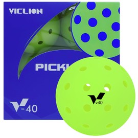 4-Pack Outdoor Pickleball Balls, High Elasticity & Ultra Durable, 40-Hole Design for Stable Bounce, Perfect for Tournament Play & Outdoor Sports
