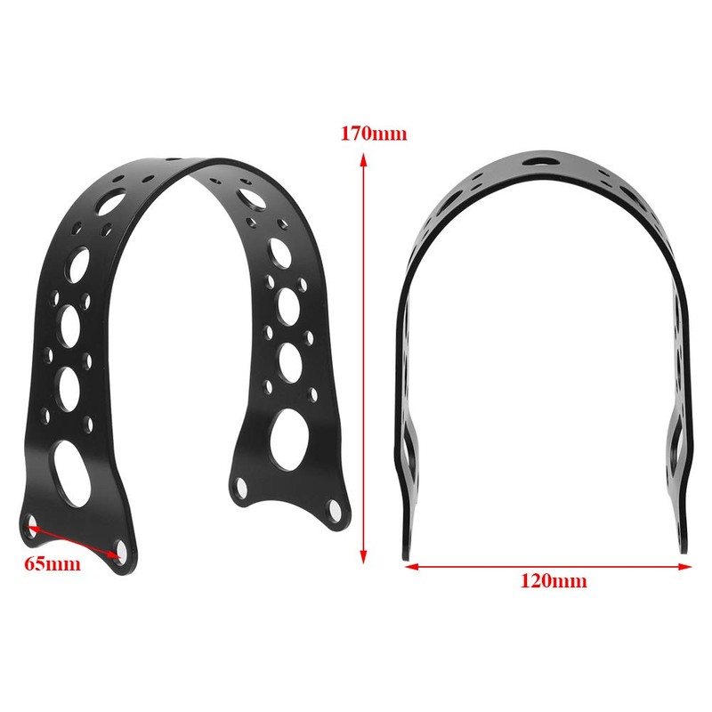 AQIMY Aluminum Front Fork Brace Fender Bracket for Harley Sportster