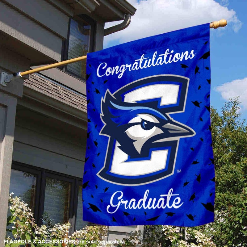 College Flags and Banners Co. Creighton Bluejays Graduation Gift Banner