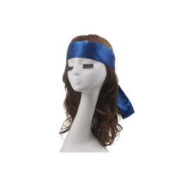 2 diademas de satén suave para control de bordes, 2.3 pulgadas de ancho, 20 colores a elegir (azul)