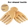 Wooden Salad Servers,Salad Hands,Wood Salad Tongs for Serving, Great for