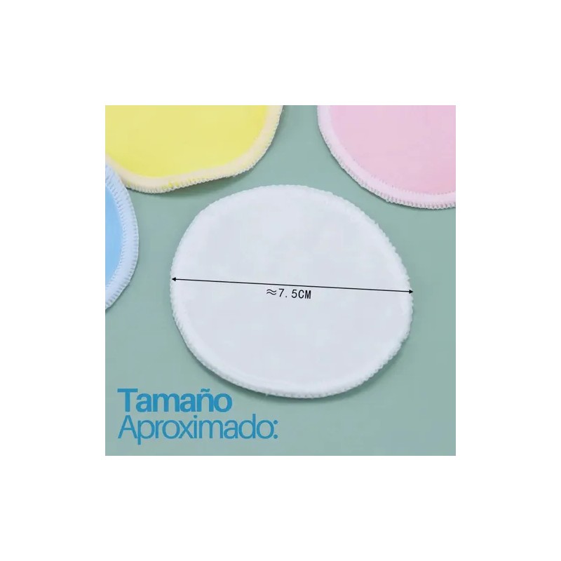 Esponja Limpieza Facial Almohadilla Desmaquillante 4 Pzs F