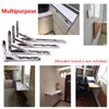 14 inch Polished Heavy Duty Stainless Steel Folding Shelf Bench