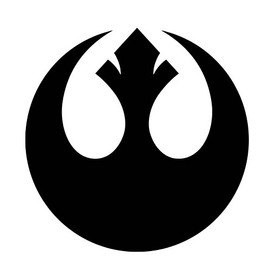 Join The Resistance 6" Vinyl Sticker Car Decal (6" Black)