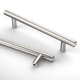 Asidrama 10 Pack 5 Inch(128mm) Brushed Satin Nickel Kitchen Cabinet Handles, Stainless Steel Cabinet Pulls Kitchen Cabinet Hardware for Cupboard Drawer Handles Dresser Pulls