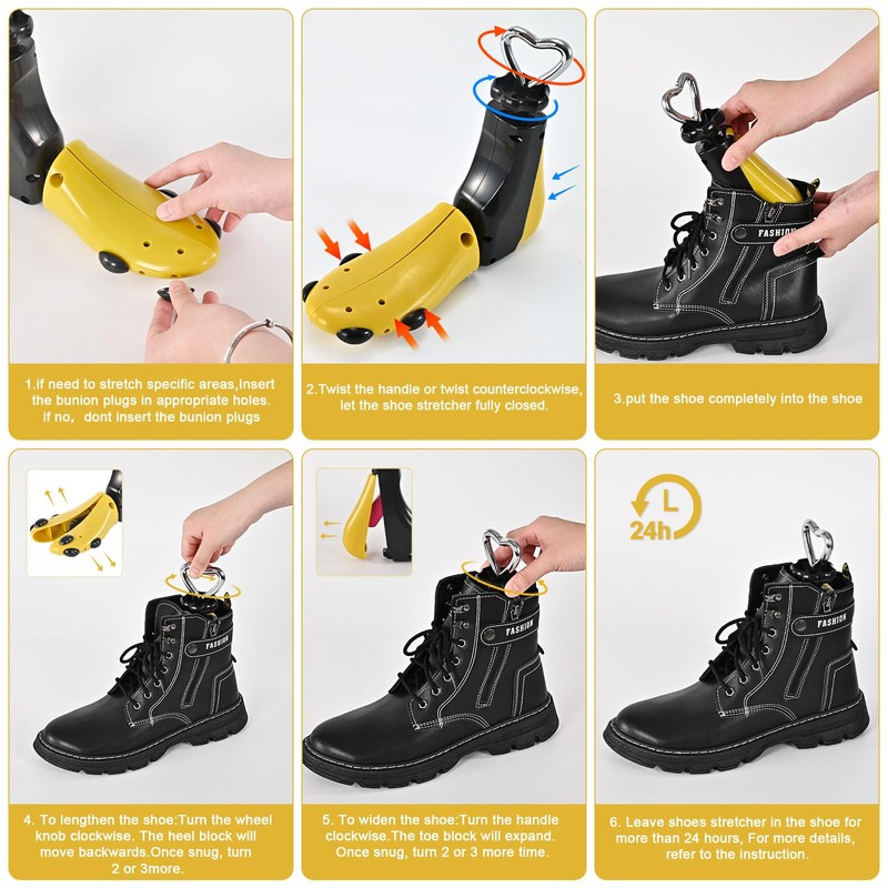 eachway Shoe Stretcher Women Men Professional Boot Stretcher Adjustable Width