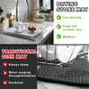 Stone Drying Mat for Kitchen Counter , IPOW Diatomaceous Dish