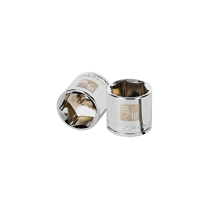 Truper D-3830-H, Dado de 6 puntas std, 15/16", cuadro 3/8"