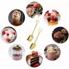 SANBREVE Juego De Cucharas De Postre En Forma De Pala,