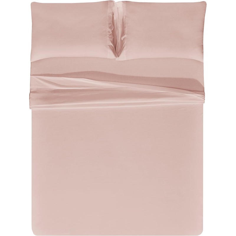 Sleepdown Jersey Sheet Set - Blush, Queen (4 Piece)
